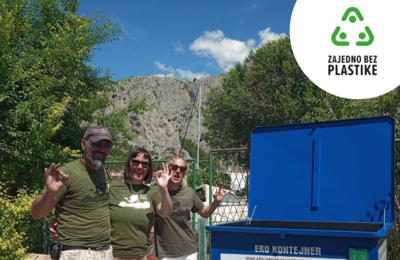 U Omišu postavljen Eko kontejner za otpad iz mora