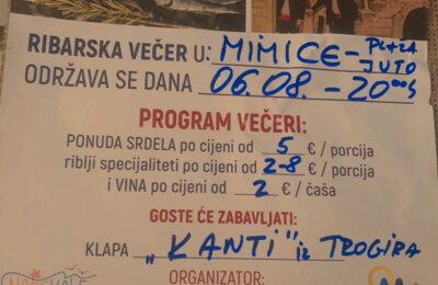 RIBARSKA VEČER - MIMICE, 6. 8. 2025.