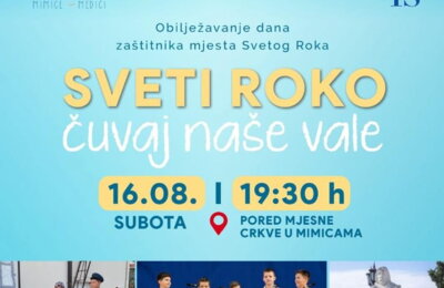 SVETI ROKO ČUVAJ NAŠE VALE - MIMICE, 16. 8. 2025.