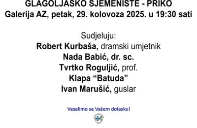 DANI DRAGE IVANIŠEVIĆA - GLAGOLJAŠKA TRADICIJA - POLJIČKO PJESNIŠTVO - 29. KOLOVOZA 2025. U 19:30