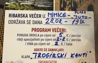 RIBARSKA VEČER - MIMICE, 28. 8. 2025.
