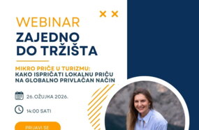 Besplatan webinar za kreatore turističkih doživljaja: Kako od male lokalne priče stvoriti doživljaj koji gost pamti? 