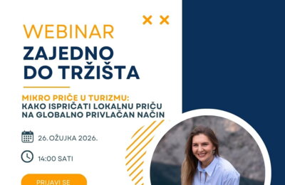 Besplatan webinar za kreatore turističkih doživljaja: Kako od male lokalne priče stvoriti doživljaj koji gost pamti? 
