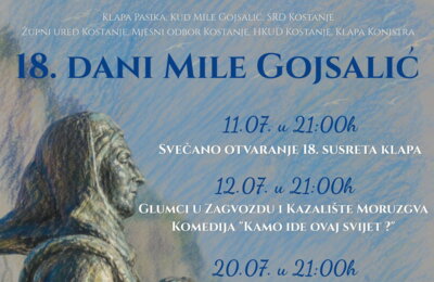 18. DANI MILE GOJSALIĆ - KOSTANJE 2026.